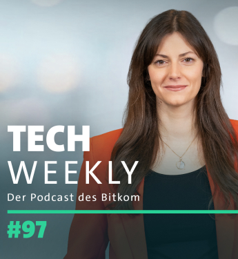 Teaserbild der 97. Folge von Tech Weekly mit Linda Machwitz, Geschäftsführerin der Initiative Digital für alle