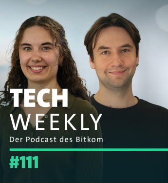 Bitkom-Podcast Tech Weekly, Folge 111 zum Thema Verwaltungsdigitalisierung