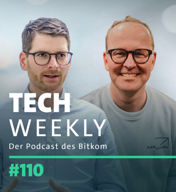 Bitkom-Podcast Tech Weekly, Folge 110, zum Wirtschaftsschutzbericht und Smart City Index