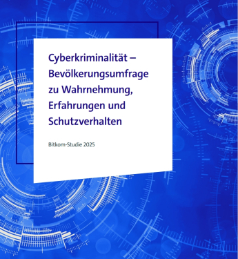 Das Cover des Studienberichts Cyberkriminalität.