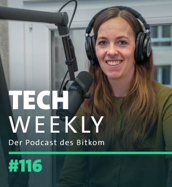 Bitkom-Podcast Tech Weekly, Folge 116 zu weiblichen Vorbildern in IT- und Digitalberufen