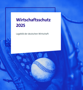 Cover der Wirtschaftsschutzstudie 2025