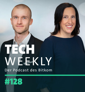 Teaserbild der Podcastfolge Tech Weekly #128 zu digitalen Bedrohungen und Europas Verteidigung
