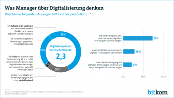 Web Grafik Was Manager über Digitalisierung denken