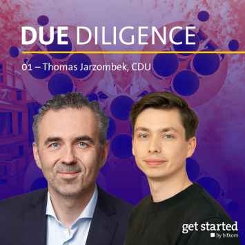 Das Titelbild von Get Started Due Diligence mit Thomas Jarzombek (CDU)