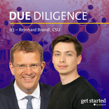 Das Titelbild von Get Started Due Diligence mit Reinhard Brandl (CSU)
