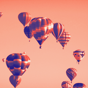 Luftballons - Himmel - Ballons - Heißluftballon