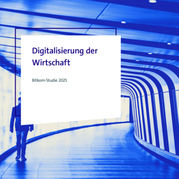 Das Cover des Studienbericht Digitalisierung der Wirtschaft.