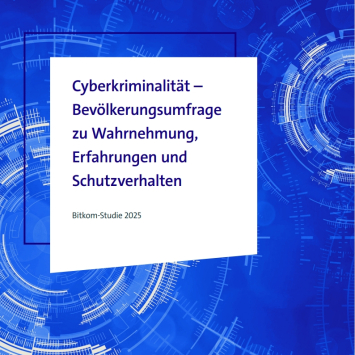 Das Cover des Studienberichts Cyberkriminalität.