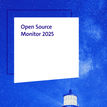 Das Cover des Studienberichts zum Open Source Monitor.