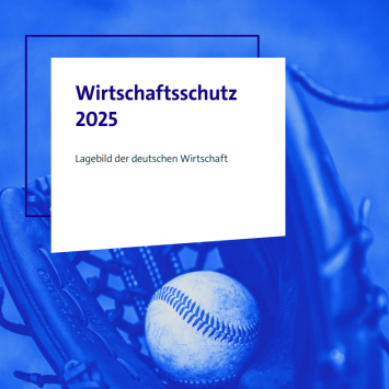 Cover der Wirtschaftsschutzstudie 2025