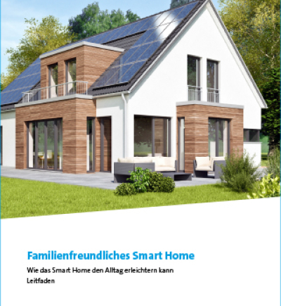 Haus mit Solarpannels (Mockup Smarthome)
