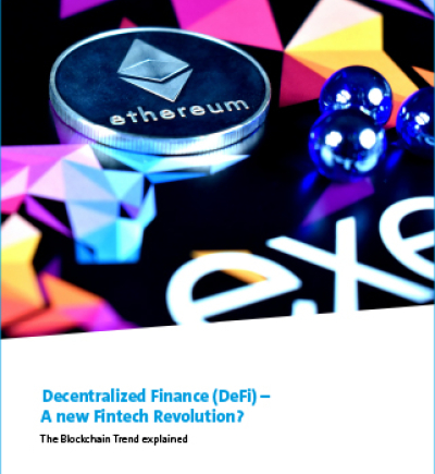 Mockup Decentralized Finance (DeFi) – A new Fintech Revolution? The Blockchain Trend explained.