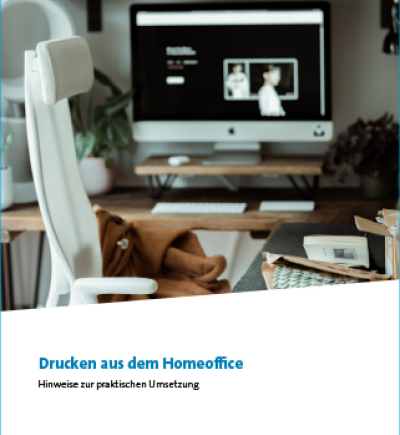 Mockup Drucken auf dem Homeoffice A4