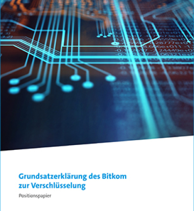 Mockup Grundsatzerklärung des Bitkom zur Verschlüsselung