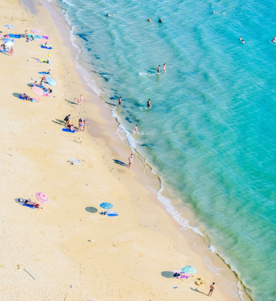 Strand ohne Palmen