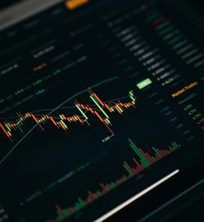 Verschiedene Grafen der Kryptowährung