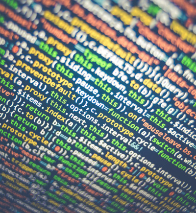 Ausschnitt eine Programmiercodes