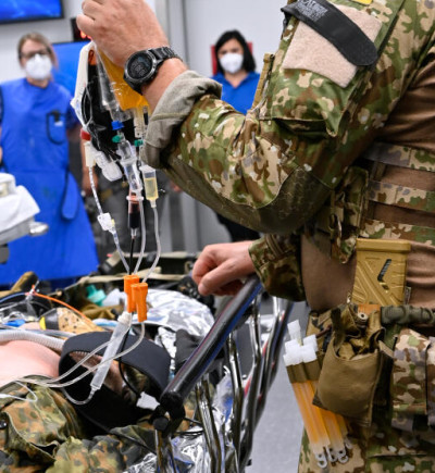 Rettungskette im Militär