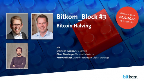 Bitkom_Block #3 auf cyan Hintergrund
