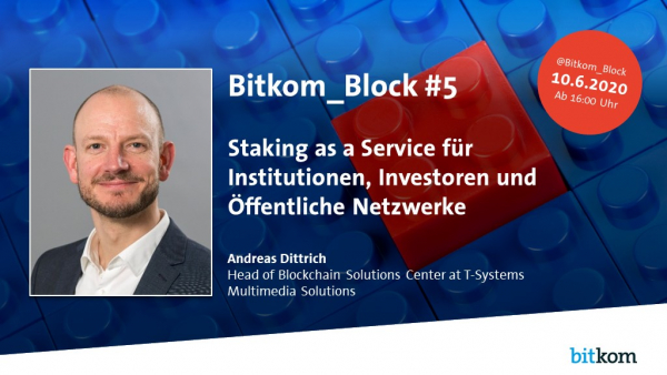 Bitkom_Block #5 auf cyan Hintergrund