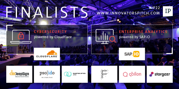 Finalists of the Innovators' Pitch 2022