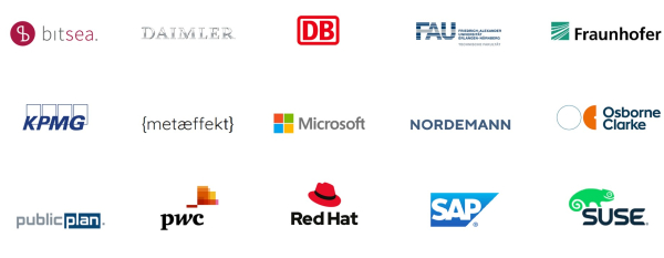 Logos Partner Open Source Monitor 2021