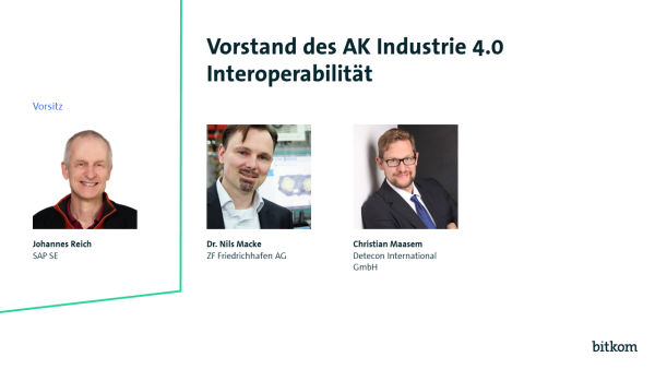 Vorstand AK Industrie 4.0 Interoperabilität