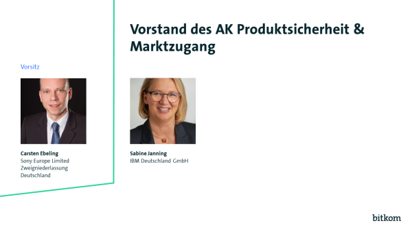 Vorstand des AK Produktsicherheit und Marktzugang