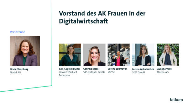 Vorstand des AK Frauen in der Digitalwirtschaft