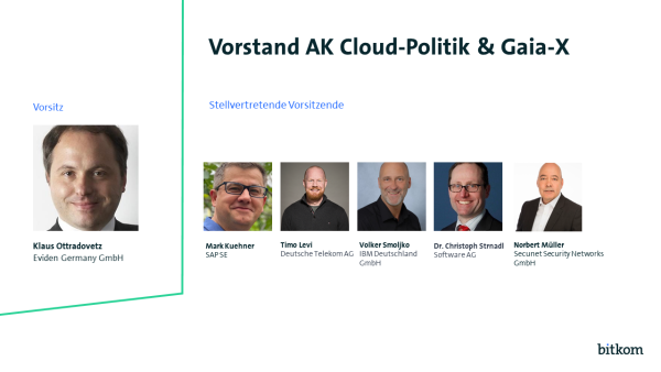 Vorstand AK Cloud Politik & Gaia-X