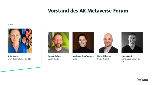 Bild: Vorstand des AK Metaverse Forum 