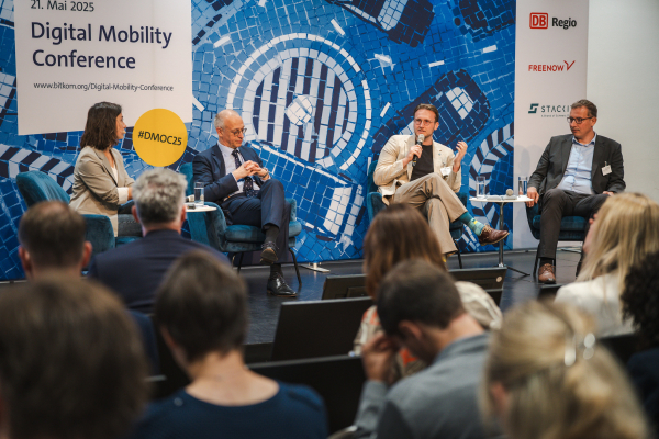 Panel-Diskussion auf der Digital Mobility Conference 2025