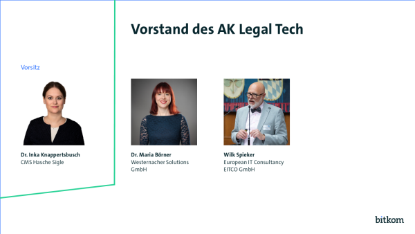 Vorstand des AK Legal Tech