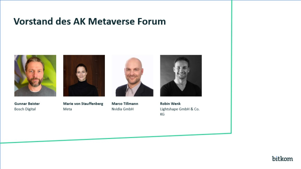 Vorstand des AK Metaverse Forum 