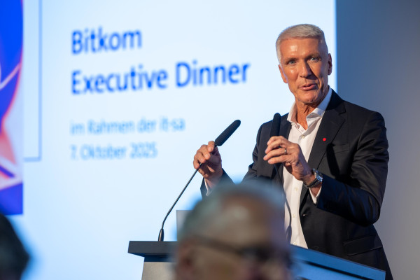 Ralf Wintergerst eröffnet das Executive Dinner 2025