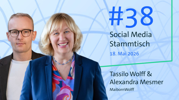 Teaser Mesmer und Wolff Social Media Stammtisch