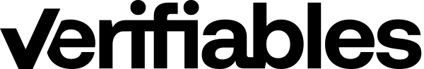 Logo mit stilisiertem Wallet-Symbol in Schwarz und Weiß, Text „EUDI Wallet“ oben, „Verifiables“ unten.