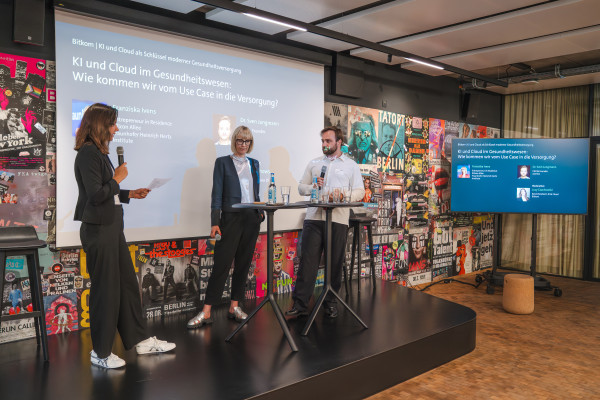 Impression Fachtag KI und-Cloud Gesundheitsversorgung Panel 2026