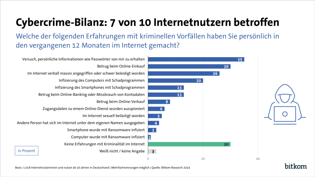 Grafik PI: Kriminalität im Internet - Print