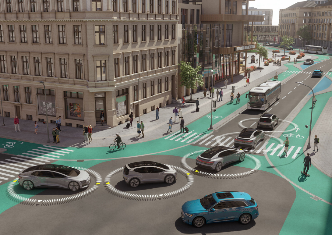 Autonomes Fahren - City Platooning